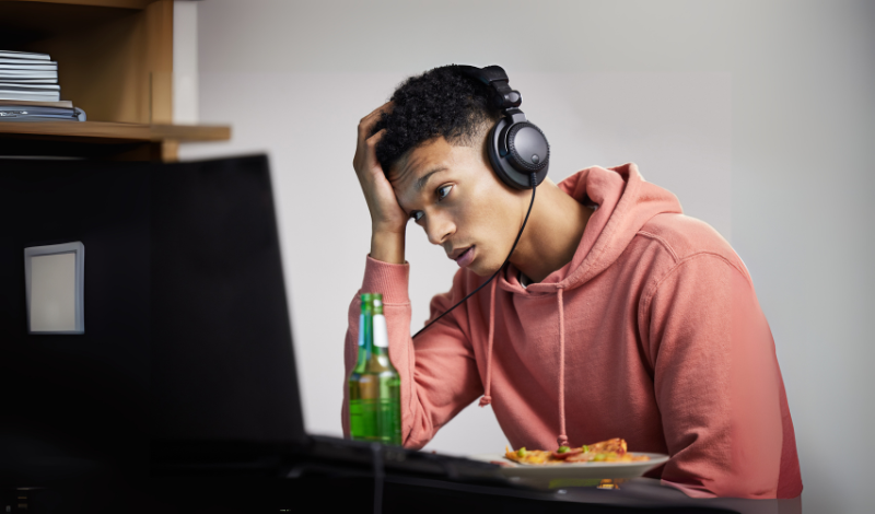 man working on pc in image