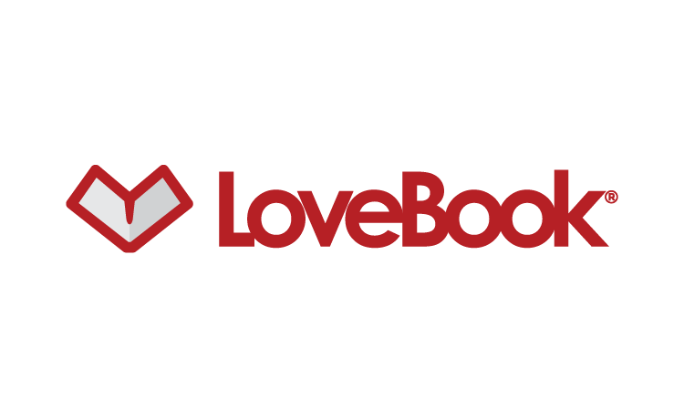 lovebook brand logo image